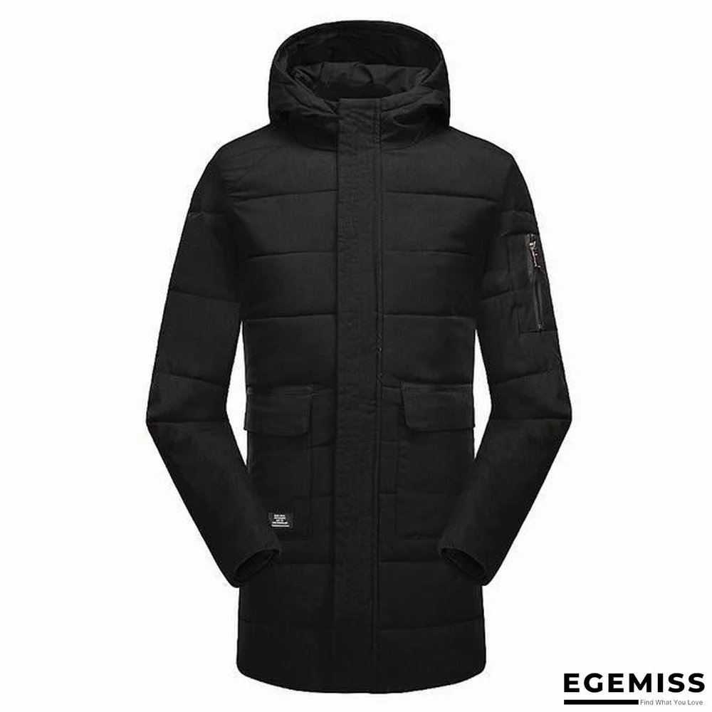 8XL Men Long Casual Hooded Thick Warm Jacket Parkas Coat Fashion Hat WaterProof Overcoats Men Plus Size | EGEMISS