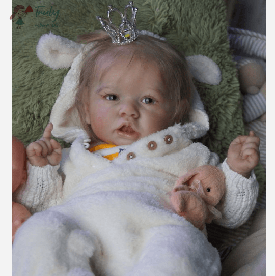 Reborn Toddler Baby Dolls Realistic Open Eyes Silicone Preemie Weighted Baby Doll Girl 12 inches Annie Soft Touch Body 2023 -Creativegiftss® - [product_tag] Creativegiftss®