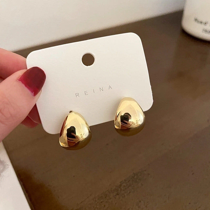 Silver Needle  Exaggerated Lovely Earrings Light Luxury High-grade Niche Earrings Fashion Metal Temperament Earrings For Women