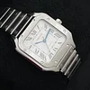 Santos de Cartier WSSA0029 stainless steel white MEDIUM complete