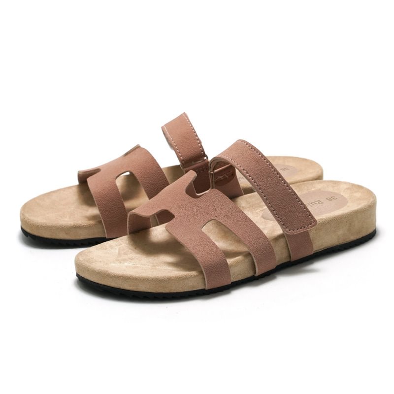 Ladies Cork Beach slippers 016