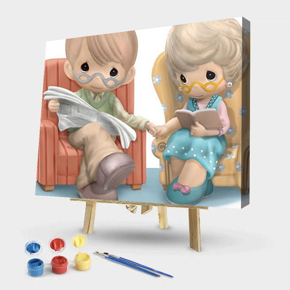 Cartoon Doll - Painting By Numbers - 50*40CM gbfke