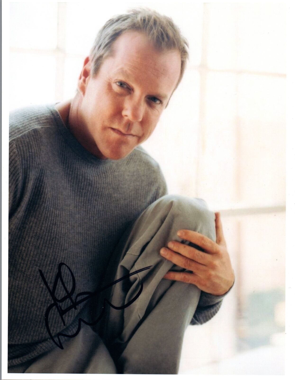 Kiefer Sutherland Signed Autographed 8x10 Photo Poster painting 24 Jack Bauer Lost Boys COA VD