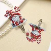 8Pcs Christmas Gnome Diamond Art Hanging Hooks Diamond Painting Hooks DIY Crafts
