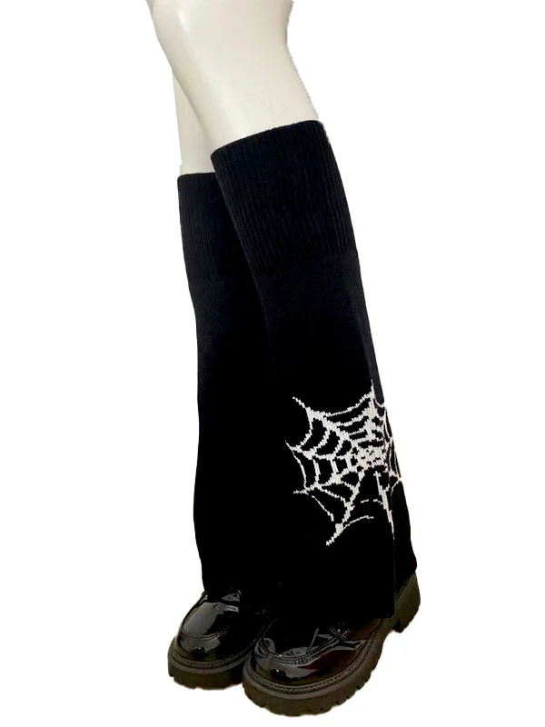 Goth Spider Net Leg Warmer