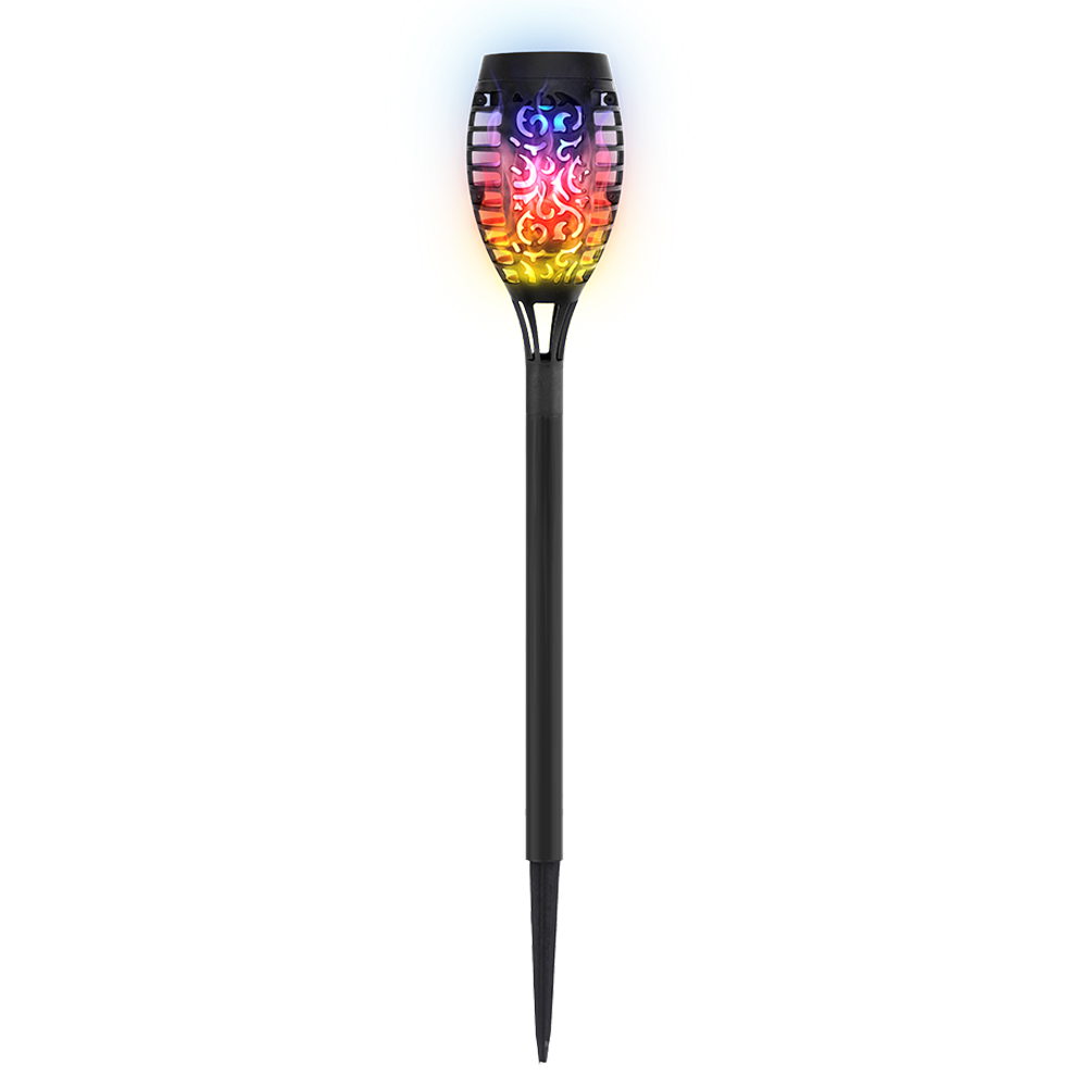 

12LED Solar Flame Torch Flickering Lights Garden Landscape Lawn Path Decor, 6pcs, 501 Original
