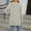 Gioiacombo&trade; Top T-shirt a maniche lunghe larghe da donna