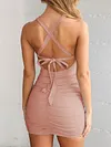 Solid Color Sleeveless Mini Dress