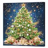 DIY Special Shape Diamond Painting Pearl Art With Inner Frame Kit 25x25cm(christmas trees)