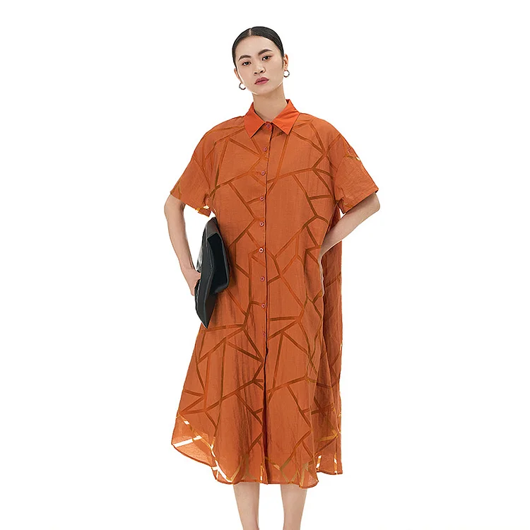 Personalized See-through Crochet Midi Dress