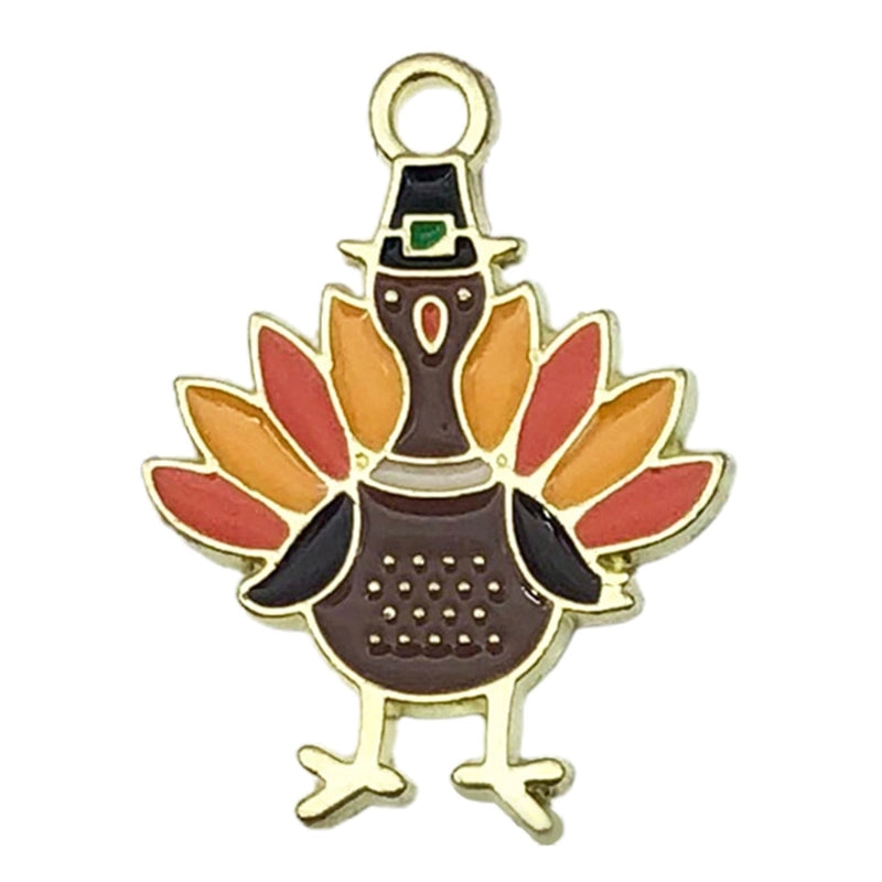 20 PCS/Package 19x18mm 19x22mm 23x14mm Alloy Animal Pumpkin Mushroom Pendant Jewelry Accessories