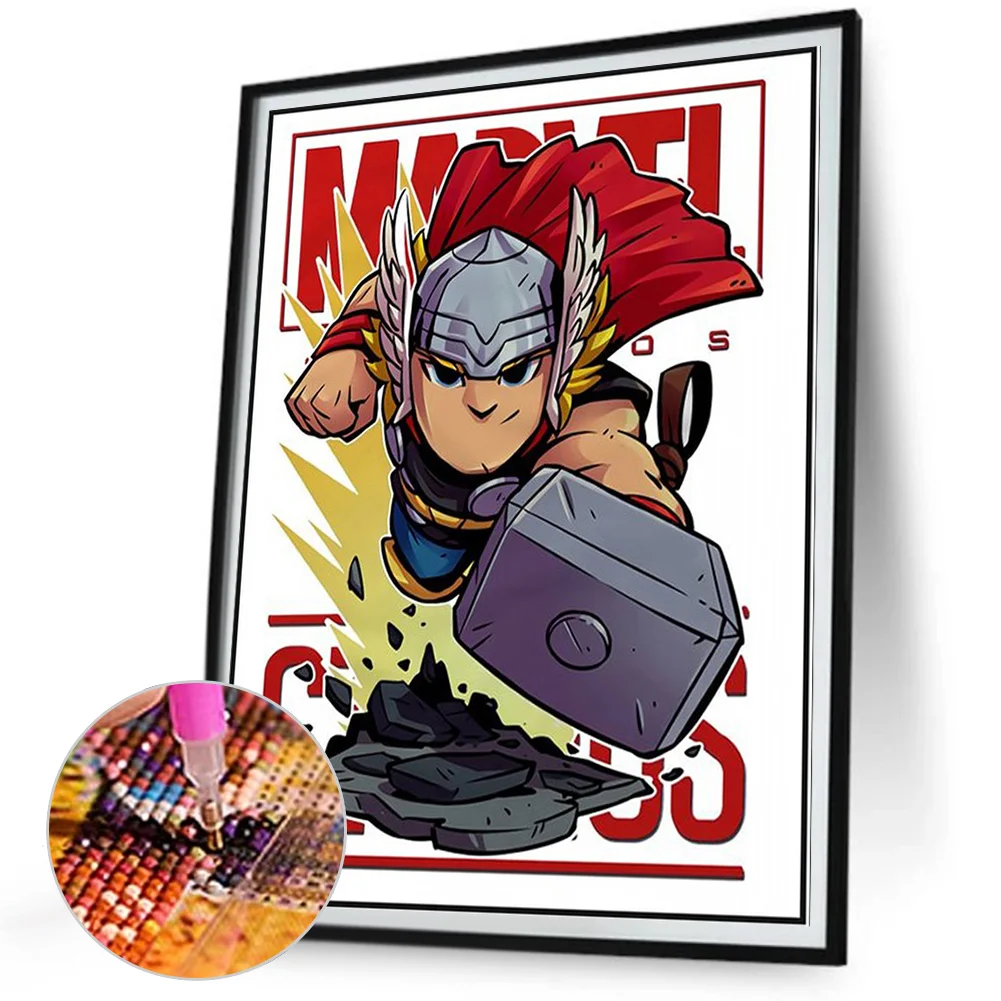 Full Square Diamond Painting 35*45cm - Superhero