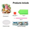 2D Flat Acrylic Ice Cream Fruit DIY Desktop Diamond Art Kits for Adults Beginner