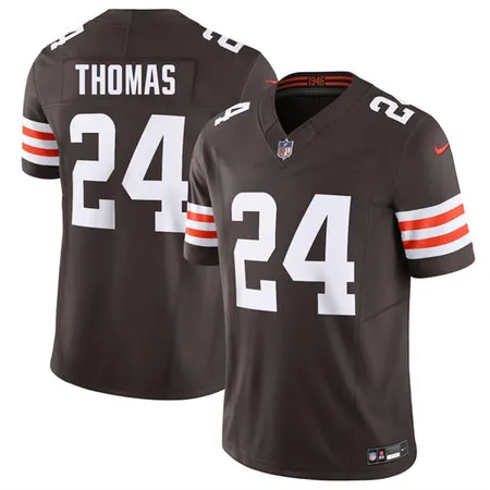Youth Cleveland Browns #24 Daniel Thomas Brown 2026 F.U.S.E. Vapor Limited Stitched Football Jersey