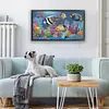 Tropical Fish-14CT Stamped Cross Stitch 61*34cm/24.02*13.39in (Big Size) tapestrymarket
