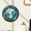 (US Local)(Upgrade Size)DIY Double Sided Effect Diamond Painting Hanging Pendant Kit (Fish)