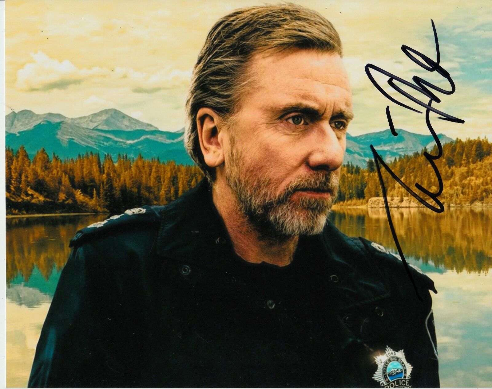 TIM ROTH SIGNED TIN STAR Photo Poster painting UACC REG 242