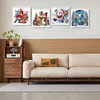 (US Local)4Pack Xmas-Crystal Rhinestone Diamond Painting(30x30cm)