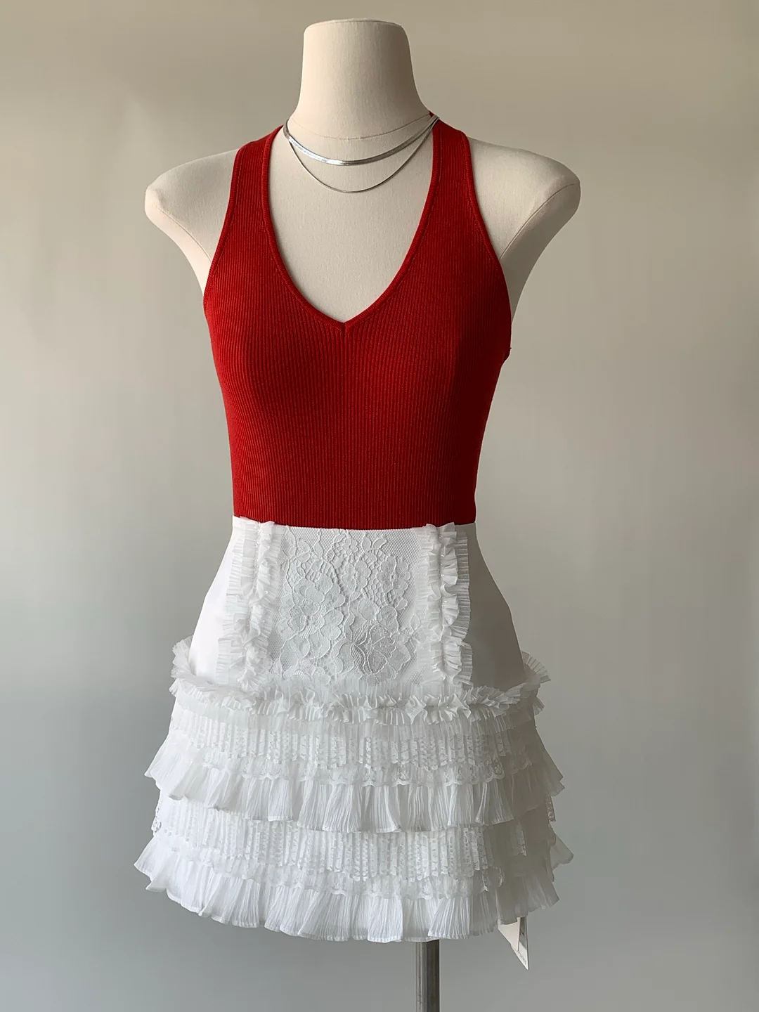 Knitted Halter Tank Top
