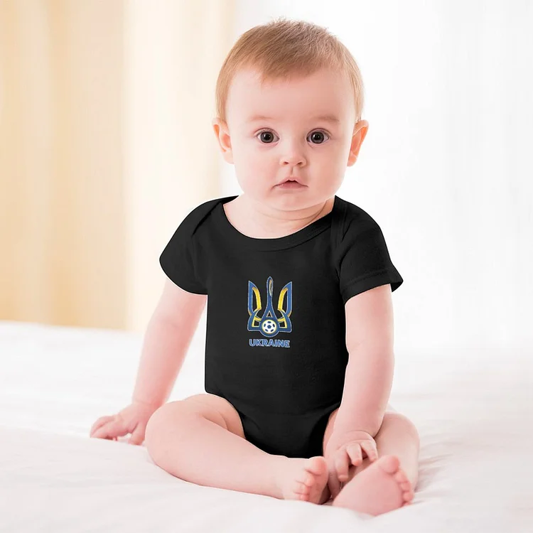 Ukraine Baby Bodysuit Strampler Schlafanzug Mit Kurzen Ärmeln