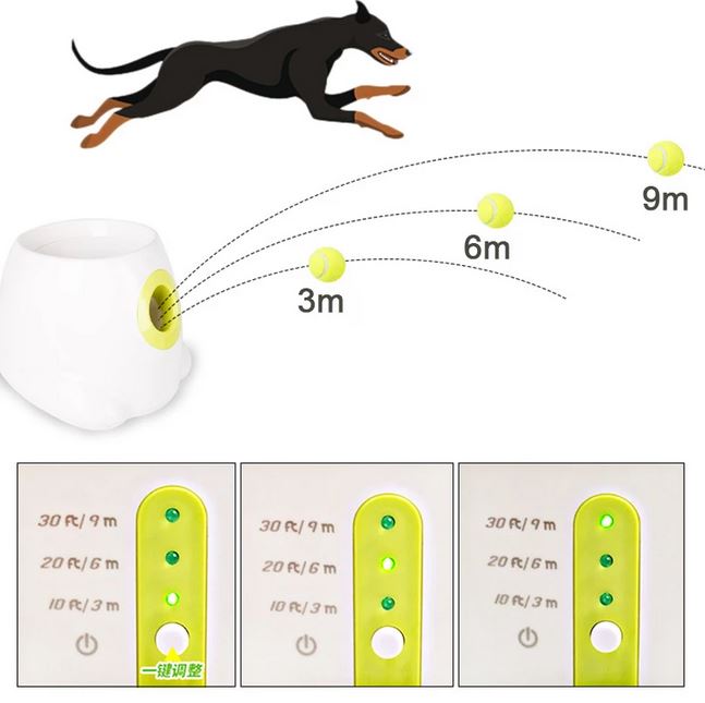 IPaw automatic tennis ball launcher thrower for dogs