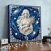 Framed Virgo - Pearls Painting Kit DIY Diamond Painting Pearl Dot Crafts 25*25CM