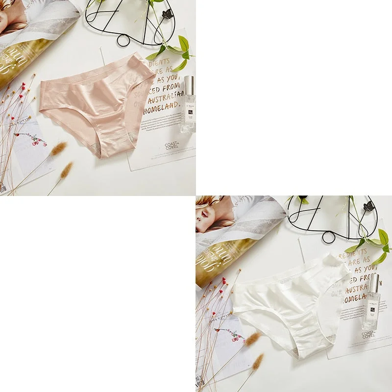 2 Pcs Sports Seamless Panties Woman Underwear Seamless Female Briefs Lingerie For Woman Underwear Wholesale New 2021 BANNIROU