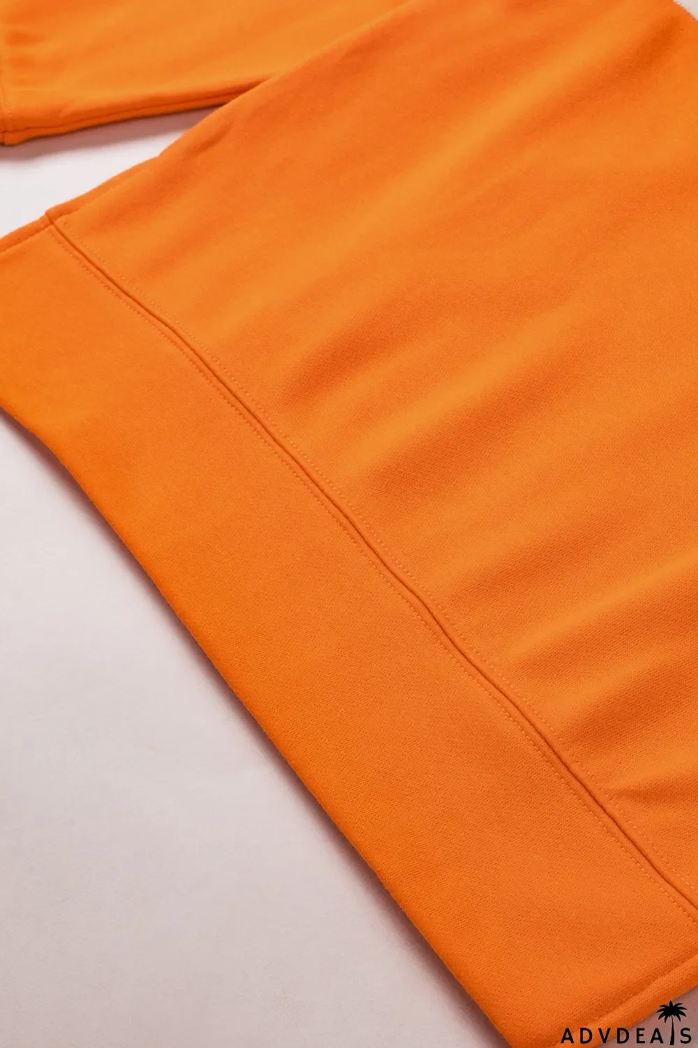 Cow Print Color Block Zip-Up Pullover Sweatshirt