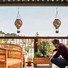 Solar Hanging Hot Air Balloon Lamp IP65 Waterproof Light for Outdoor Garden Yard