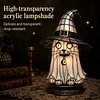 Gothic Witch Hat Night Light Halloween Decorations Colorful Wizard Hat Lamp