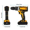 24 in 1 Cordless Drill Set 21V Brushless Electric Drill with Drill Bits