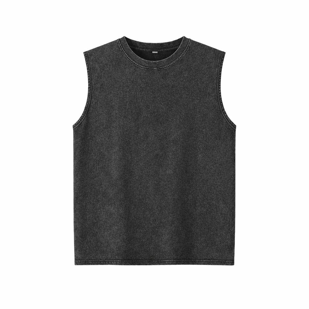 1/4 Pack Men's Oversized Tshirts Sports Vintage Heavy Cotton Tshirt Washed Loose Fit Athletic Tee Sleeveless Vest,summervibes