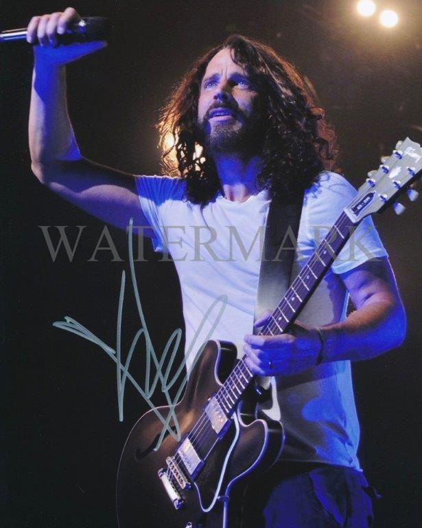 REPRINT - CHRIS CORNELL Soundgarden Rare Signed 8 x 10 Glossy Photo Poster painting Poster RP