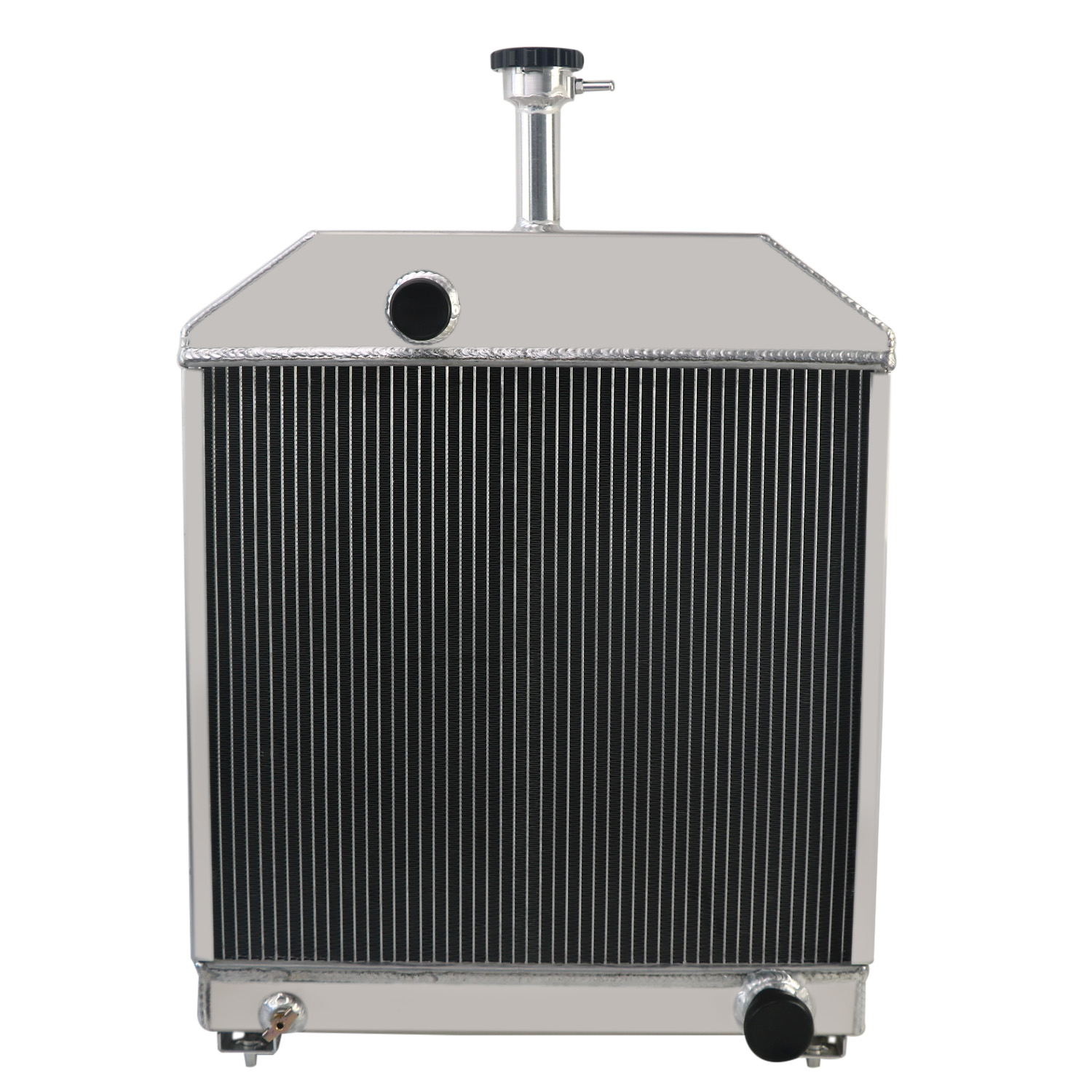 Alloyworks OEM#E7NN8005DA 4 Row Tractor Radiator For Ford 445D 455 455C ...