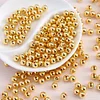 Eletroplate Golden Silver Round Acrylic Beads DIY Accessories