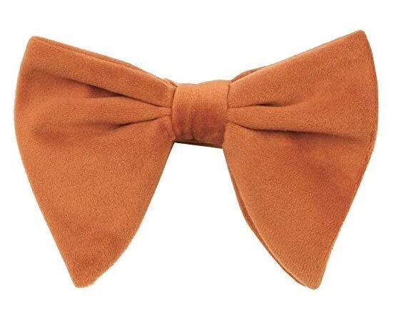 12x10.5CM Large Bow Tie Men's Cocktail Party Banquet Wedding Accessories Vintage Velveteen British Solid Color Oversized Bowtie