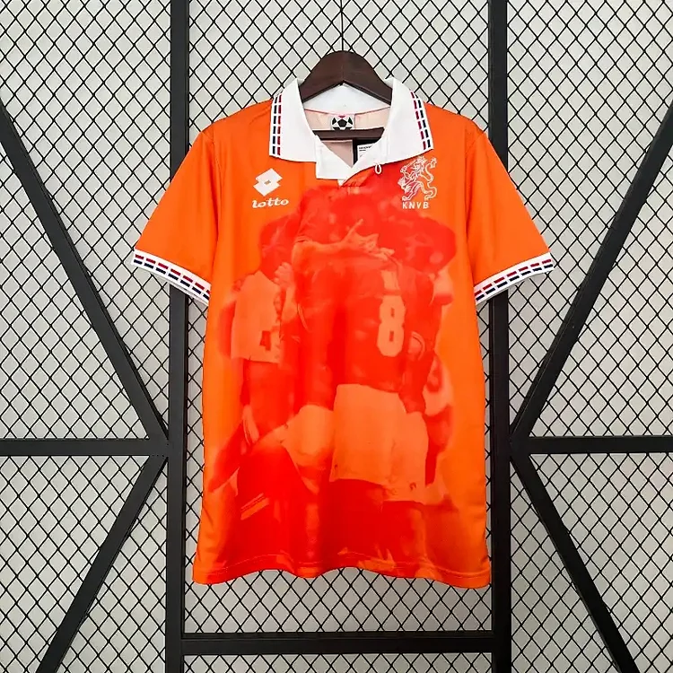 Retro 1996 Netherlands home football jersey