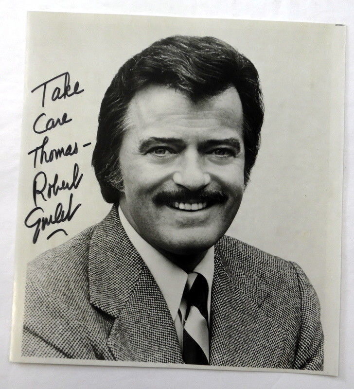 ROBERT GOULET Autographed 7 x 9 Photo Poster painting TV Film Stage ACTOR Singer CAMELOT PC885