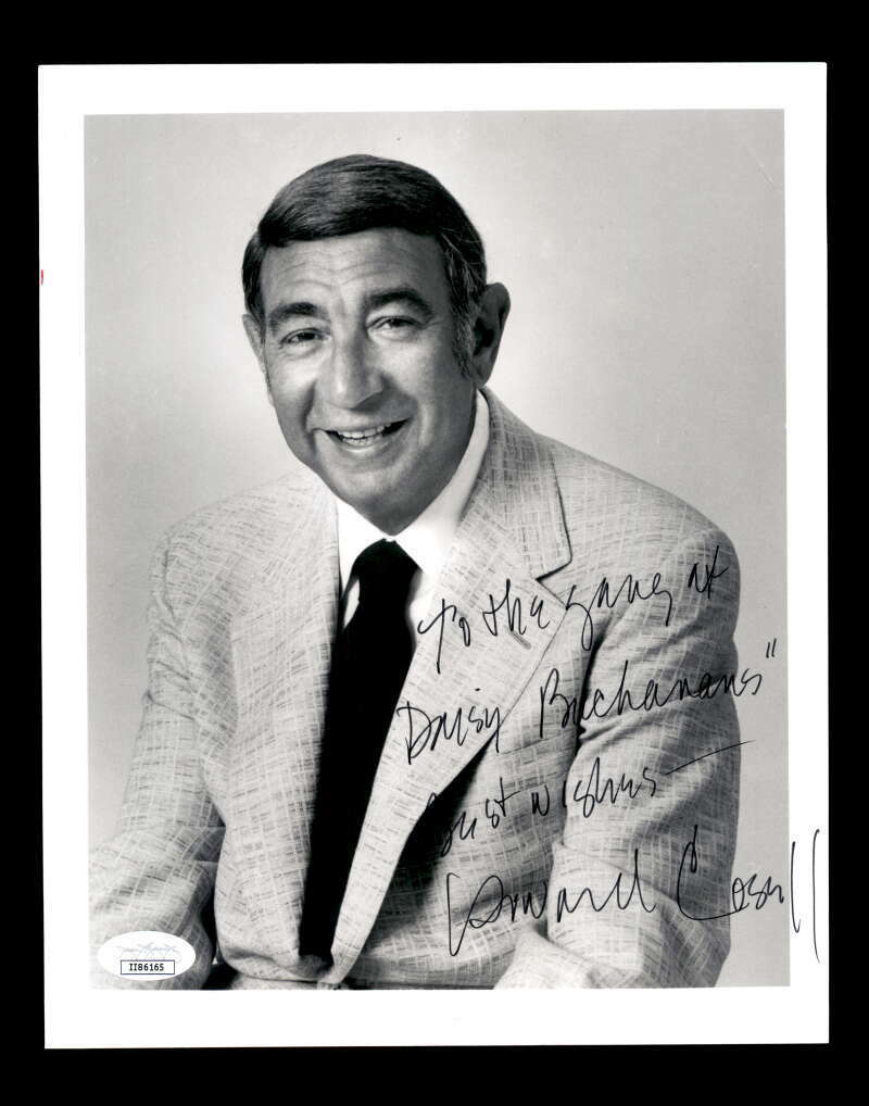 Howard Cosell JSA Coa Hand Signed 8x10 Autograph Photo Poster painting