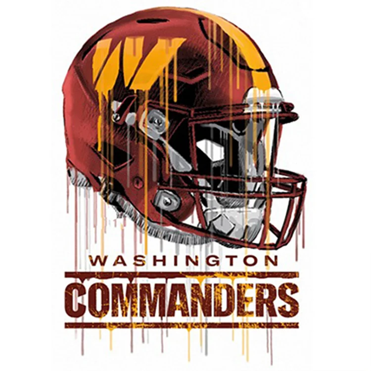 Washington Commanders Helmet - Diamond Painting 