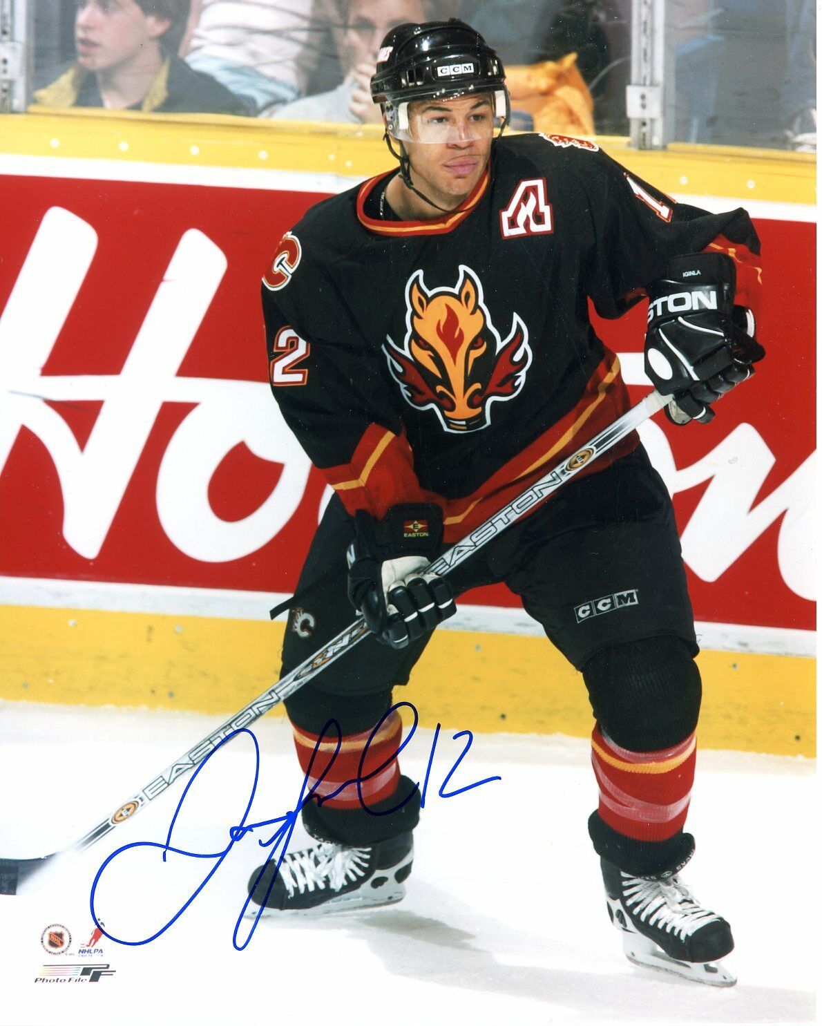 Jerome Iginla Autographed 8x10 Calgary Flames # S311