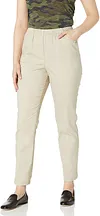 Women's Chic Classic Collection Stretch Elastic Waist Pull-On Pant