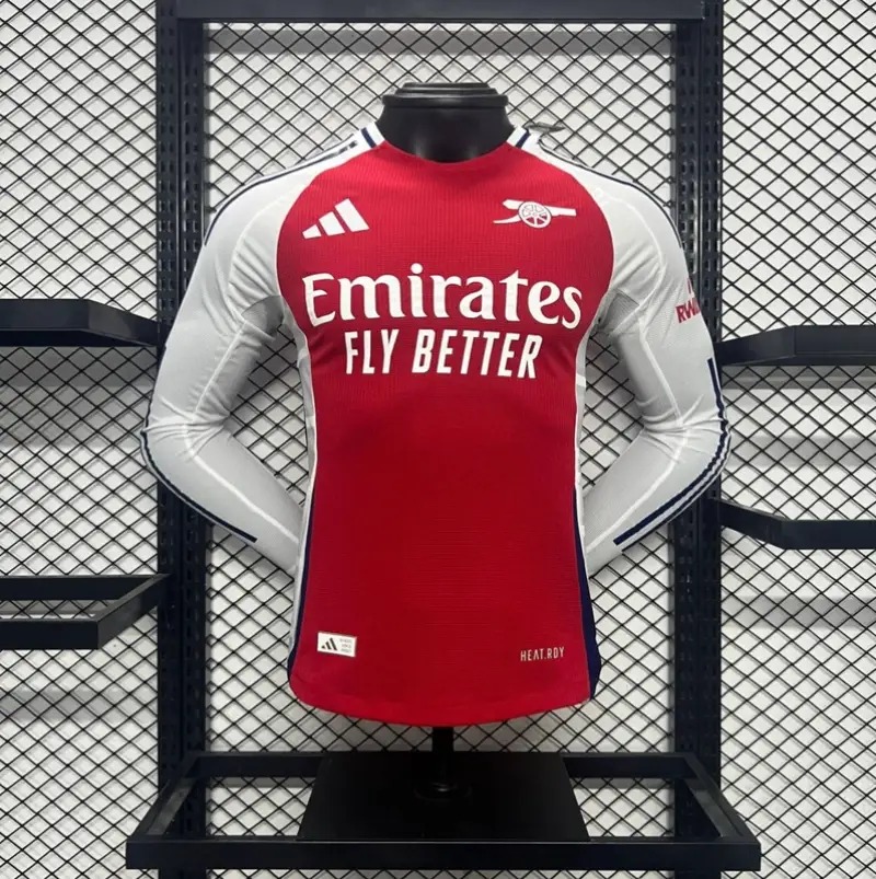 2024/2025 Long Sleeve Player Version Arsenal Home Football Shirt 1:1 Thai Quality mysite