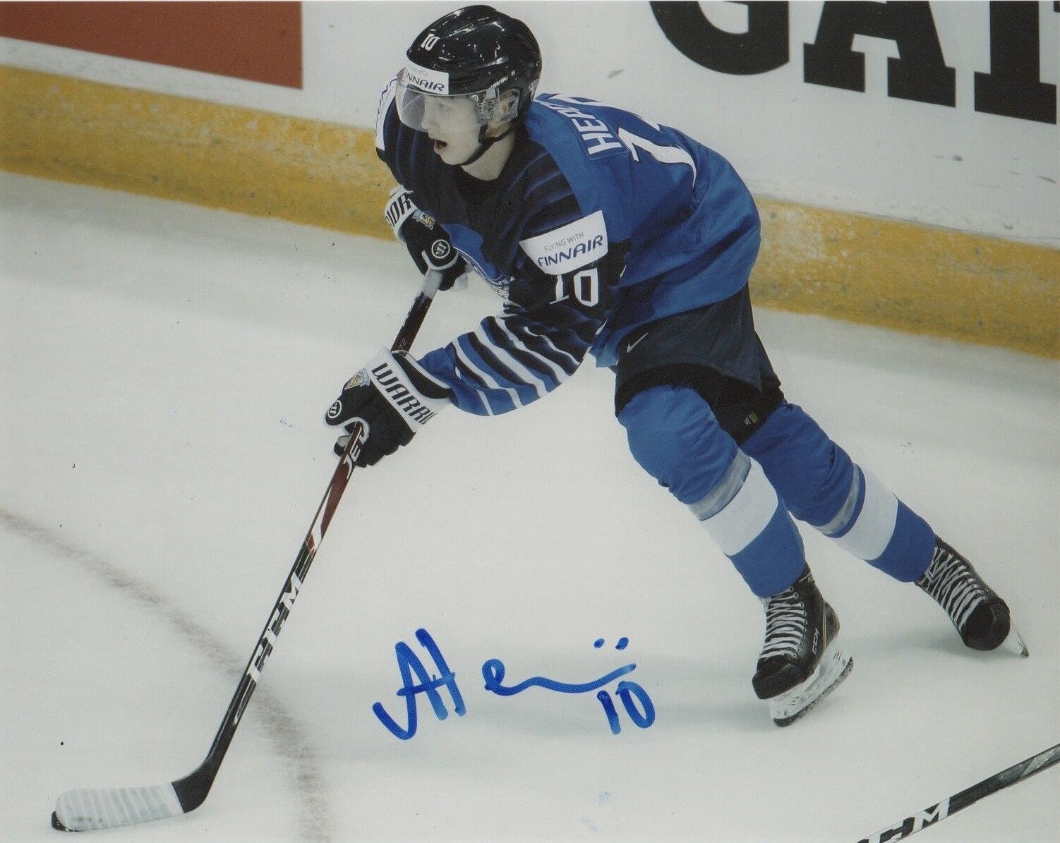 Team Finland Aleksi Heponiemi Autographed Signed 8x10 Photo Poster painting COA #1