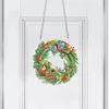Diamond Painting Bird Flower Wreath Pendant