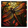 Diamond Painting -DIY Round Drill Dragonfly