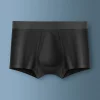 Men's Seamless Modal Boxer Briefs With Organic Latex Support Cup