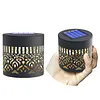 Solar Mandalas Lights Outdoor Waterproof Solar Mandalas Fence Lights Warm White Back Porch Decor for Patio Front Door Yard Deck Stair