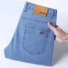 2024 Men's Stretch Straight Business Loose Jeans