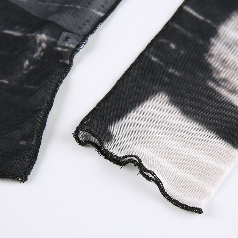 Mesh Printing Slim Tops main image 0